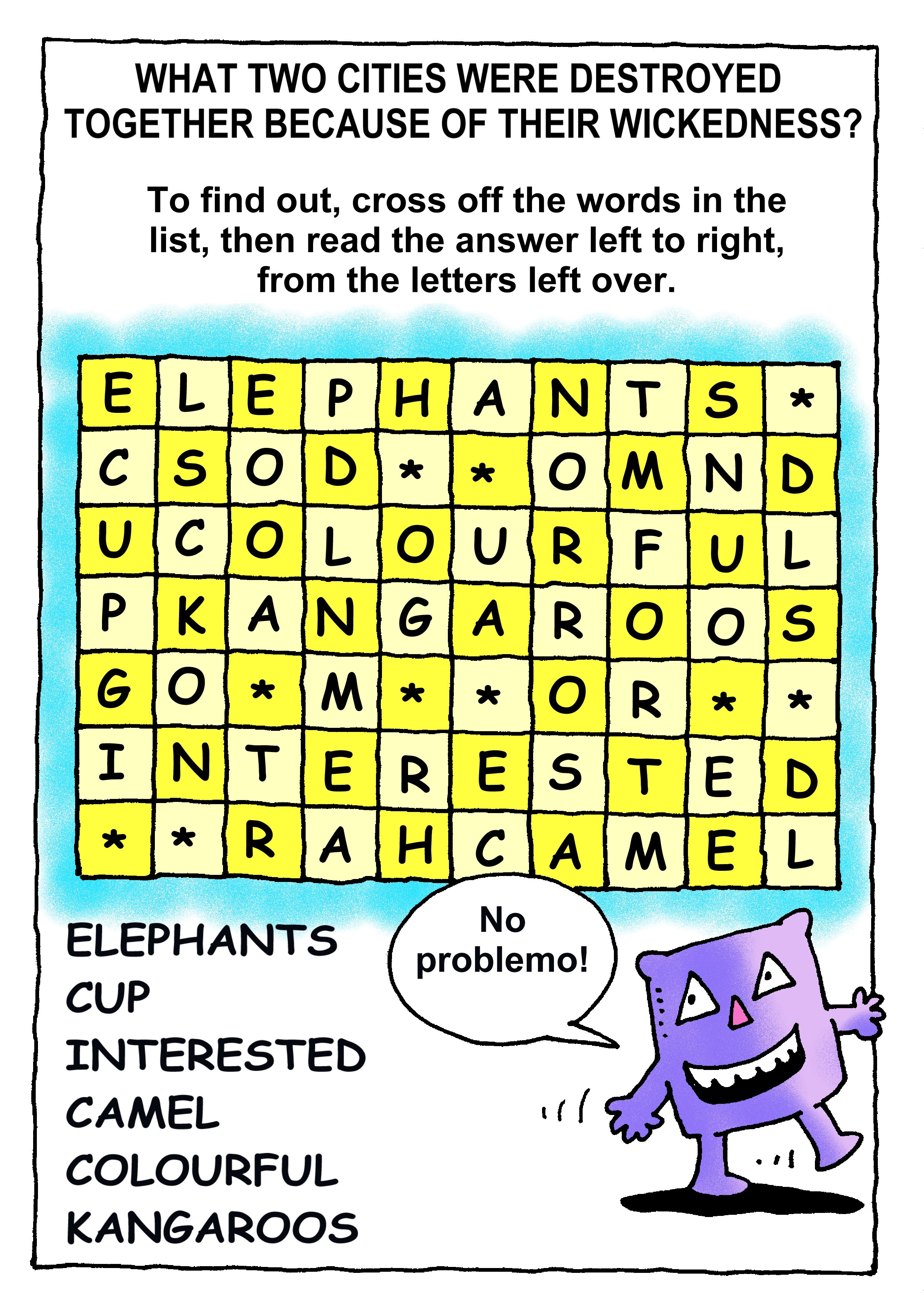 Bible/Bible Puzzles: Richard Gunther – free Christian resources